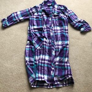 Button down bathrobe